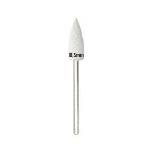 Silikon Polierbit weiß | Spitz Ø10,5mm | #150 Grit | Glanzpolierer